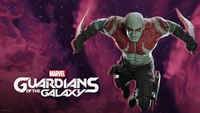 Drax el Destructor avanzando en el videojuego de Guardianes de la Galaxia