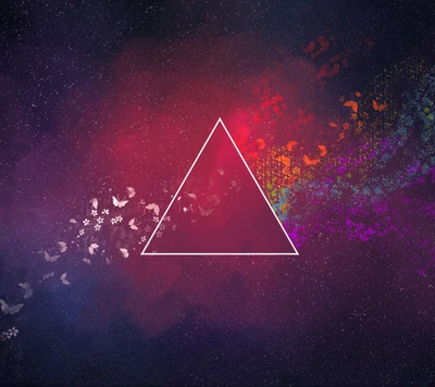 abstract, art, triangle