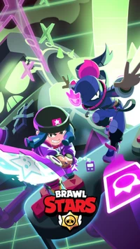 Acción retro de 8 bits: Tara y Bibi en la aventura de Brawl Stars