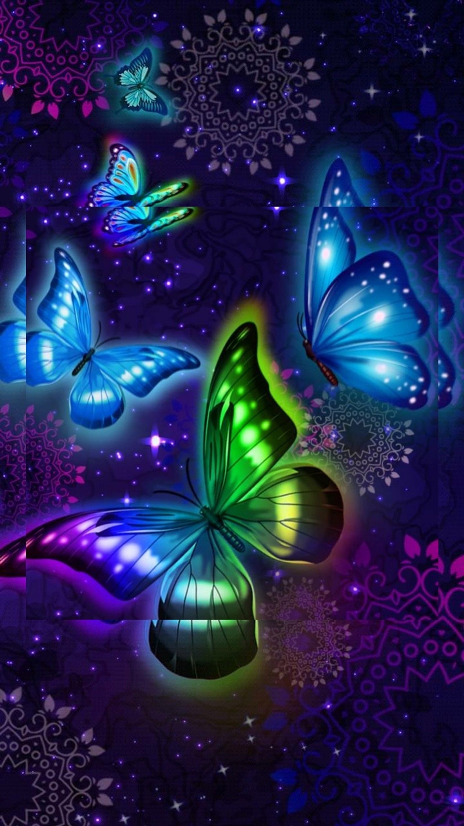 butterflies, universe wallpaper