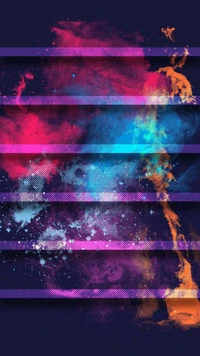 galaxy, home, iphone, menu wallpaper