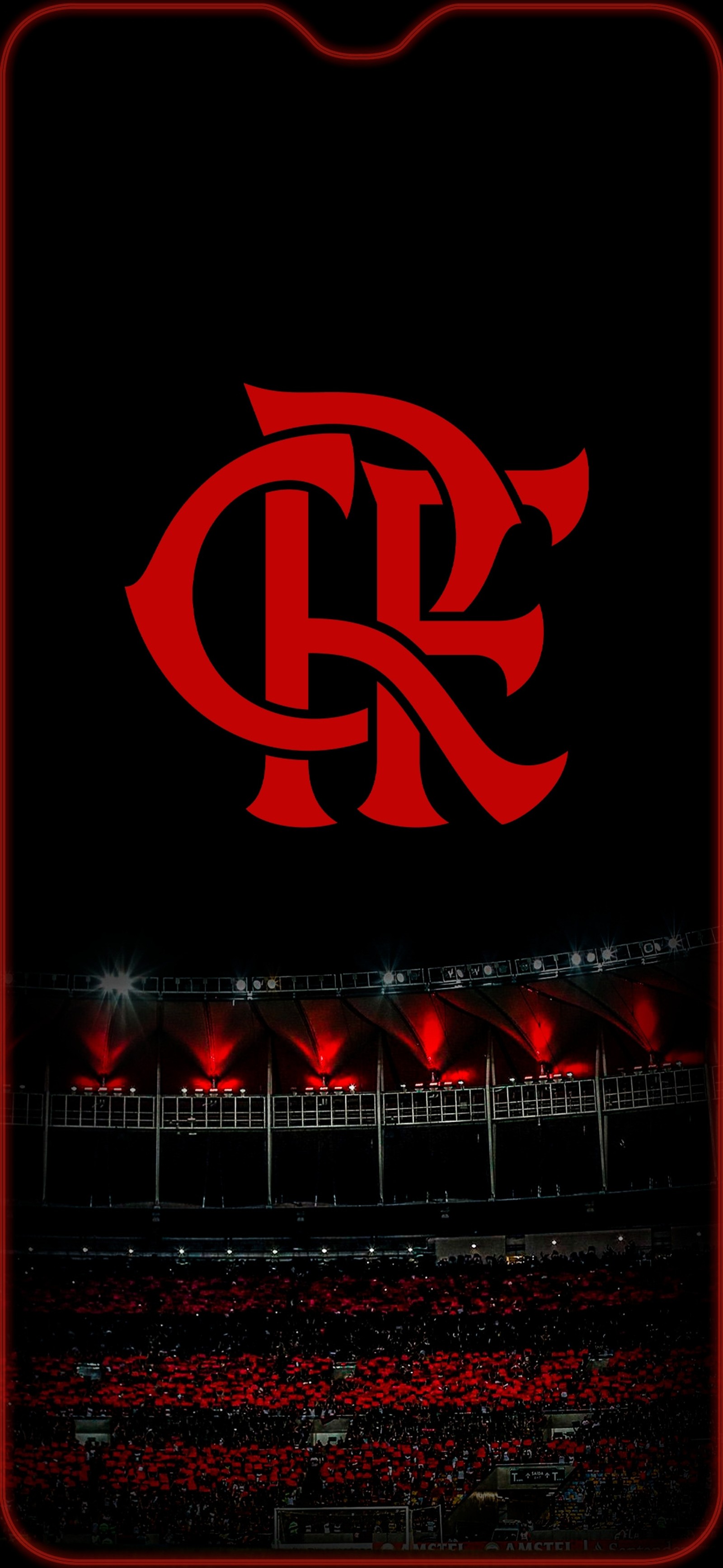 Скачать обои crf, фла, fla, фламенго, flamengo