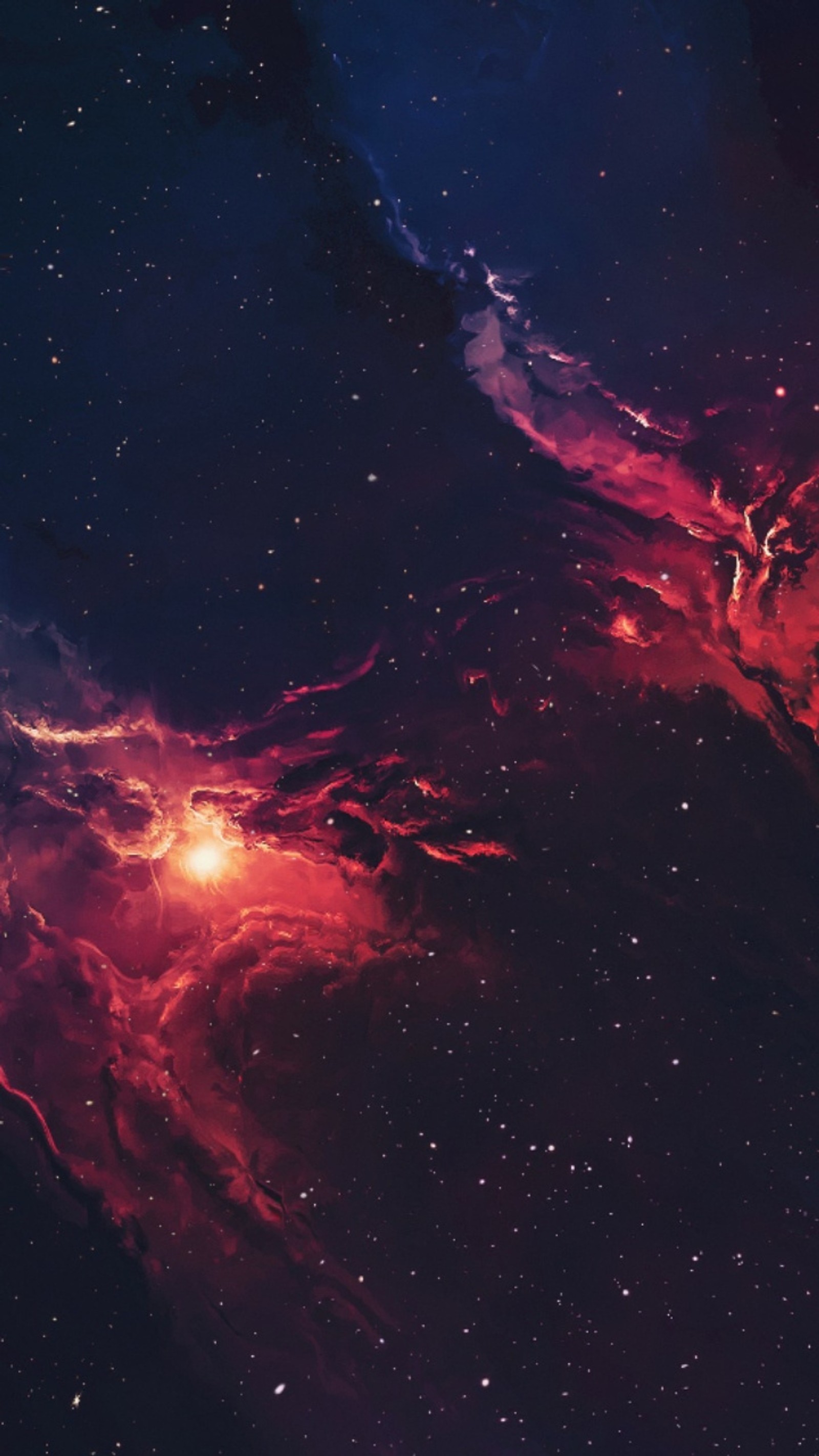 galaxy, red, nova, space, espacio wallpaper