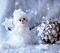 cute snowman wallpaper