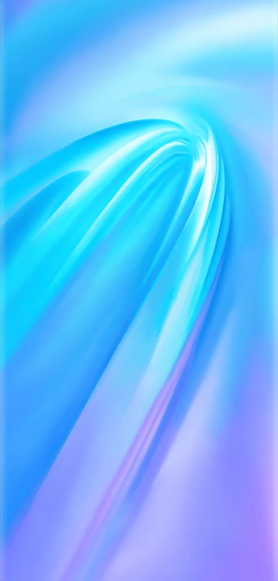 Abstract Gradient Waves in Blue and Purple