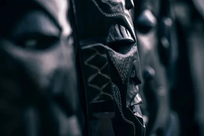 Traditional African Masks: Artistry in Darkness