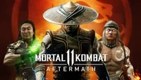 Mortal Kombat 11: Aftermath Featuring Raiden, Liu Kang, and Shang Tsung