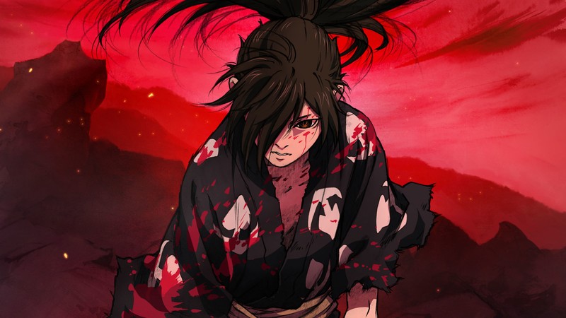 Аниме, демон, охотник на демонов (хякимару, hyakkimaru, доро аниме, dororo anime, аниме)