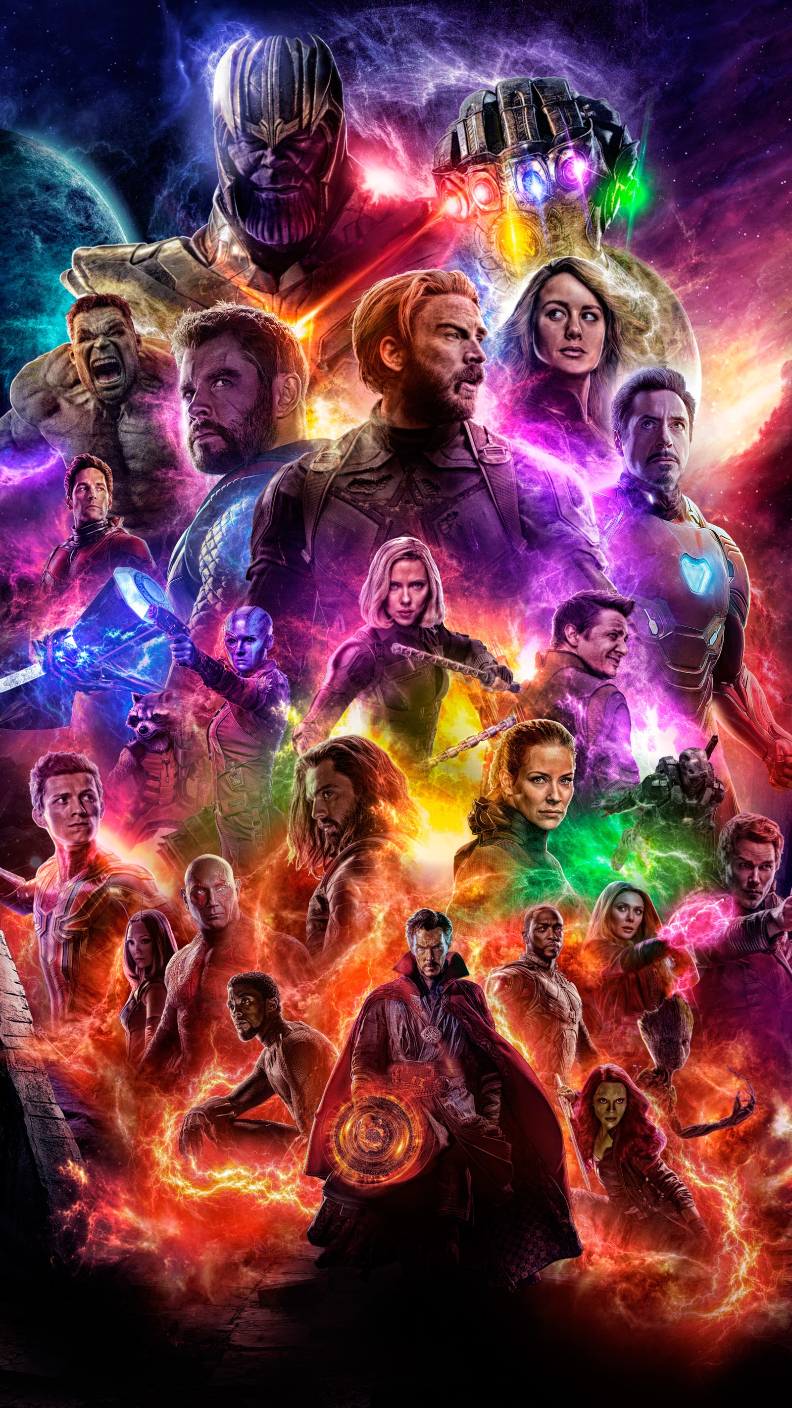 Affiche du film avengers 4. (fin de partie, endgame, fin, jeu, avengers)