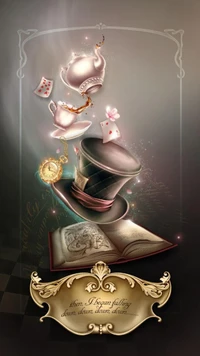 alice, wonderland wallpaper