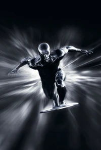 Silver Surfer S'envole : Un Hommage Marvel HD