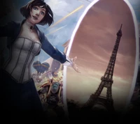 bioshock infinite, drawn, elizabeth, game, paris