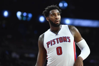 Jugador de los Detroit Pistons en acción durante un juego de la NBA