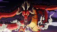 Kaido's Dragon Form from One Piece: A Fiery Transformation