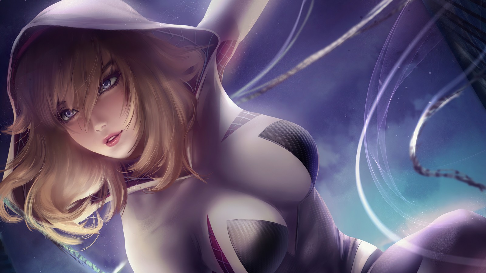 Baixar papel de parede spider gwen, marvel comics, meninas, super herói, quadrinhos