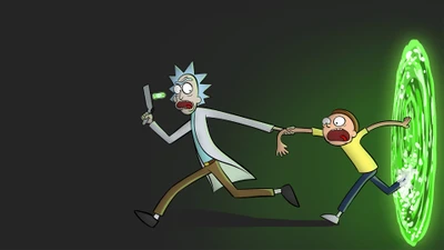 рик и морти, rick and morty, сериал, портал