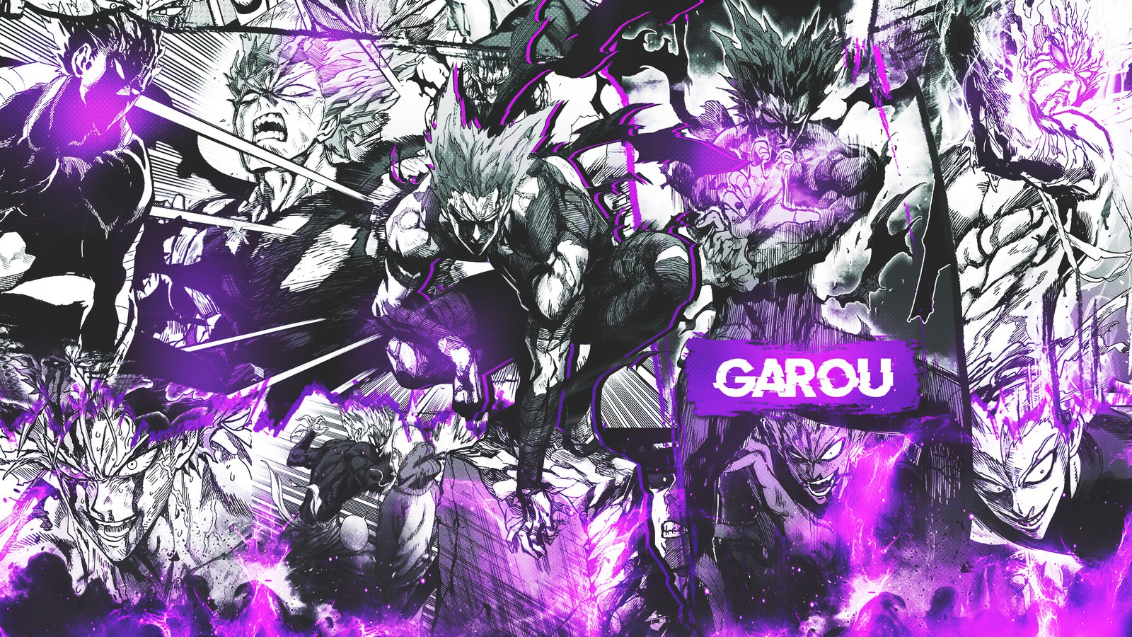 garou, garo, one punch man, anime wallpaper