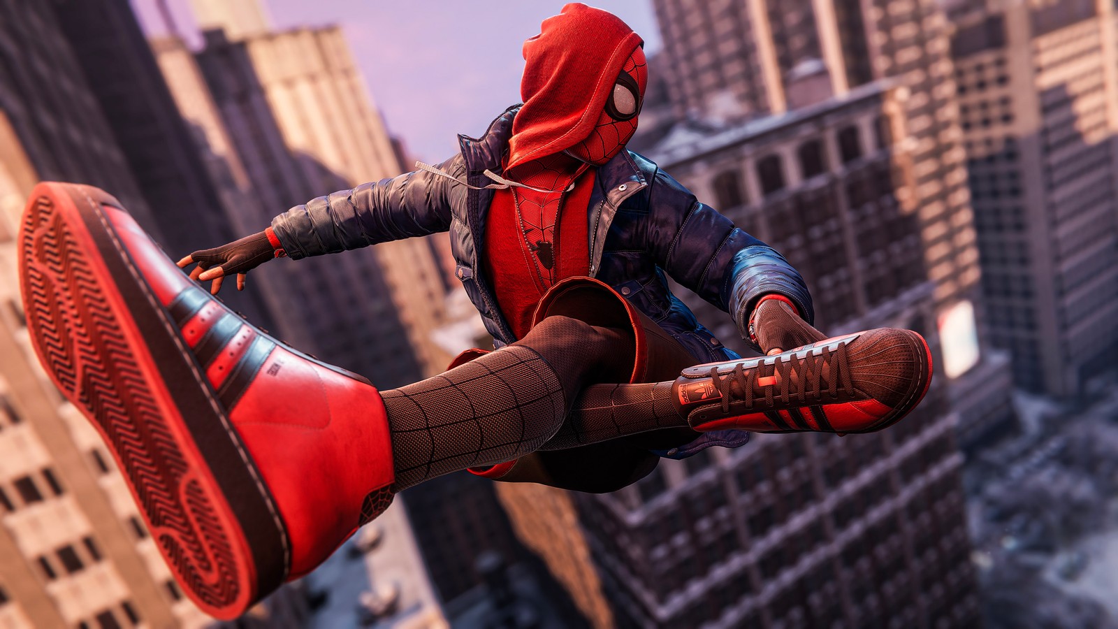 Téléchargez le fond d'écran spider man miles morales, jeux pc, playstation 4, playstation 5, super héros marvel