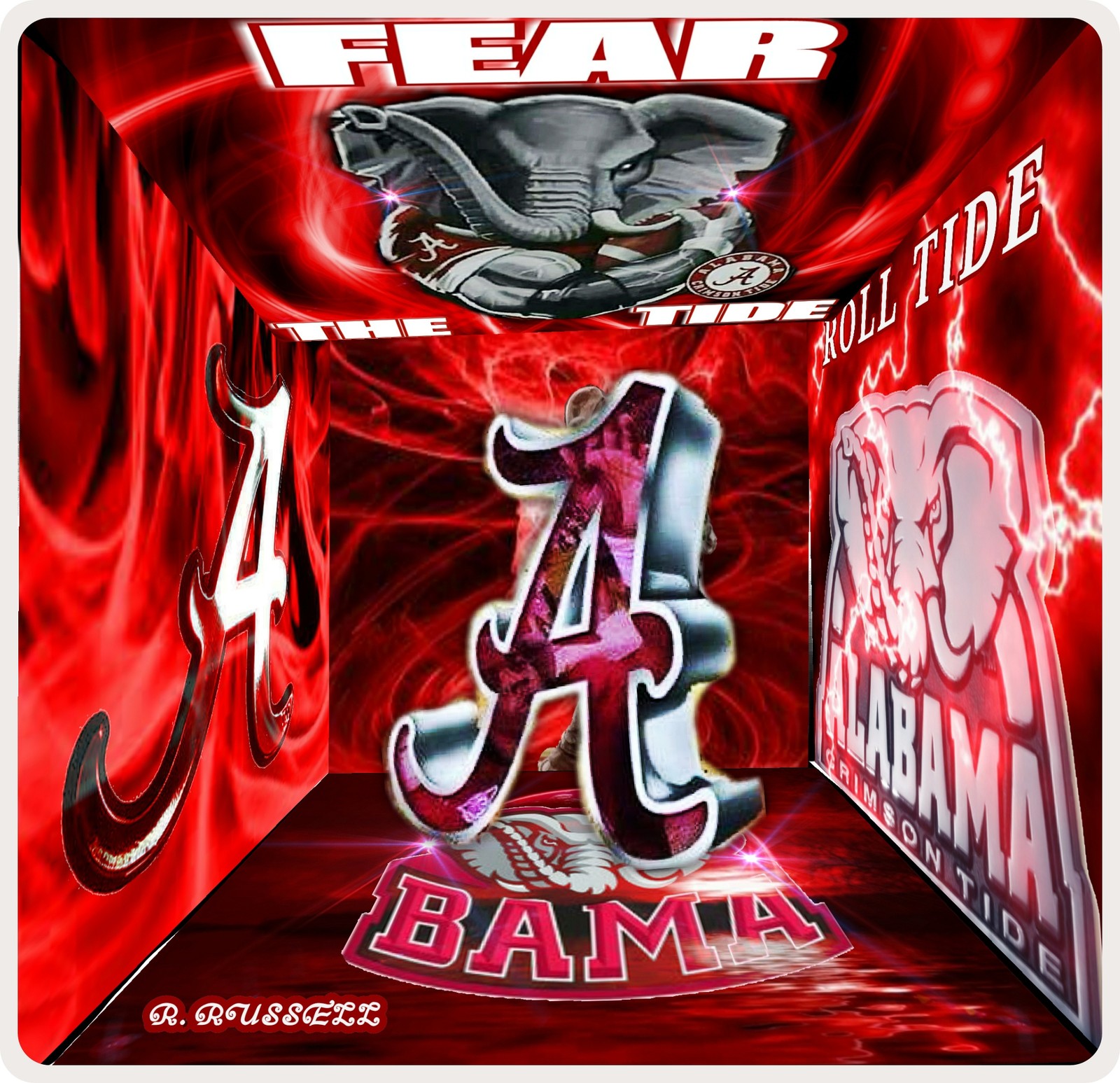 Baixar papel de parede futebol do alabama, alabama football, bama