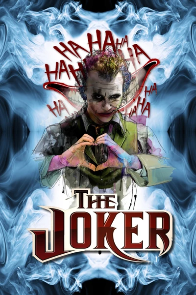 El Joker: Una representación artística vibrante del caos y el humor.