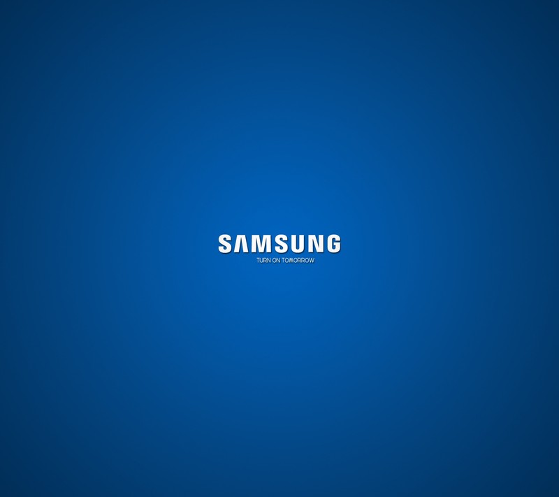 Крупный план логотипа samsung на синем фоне (синий, иконка, логотип, значение, качество)