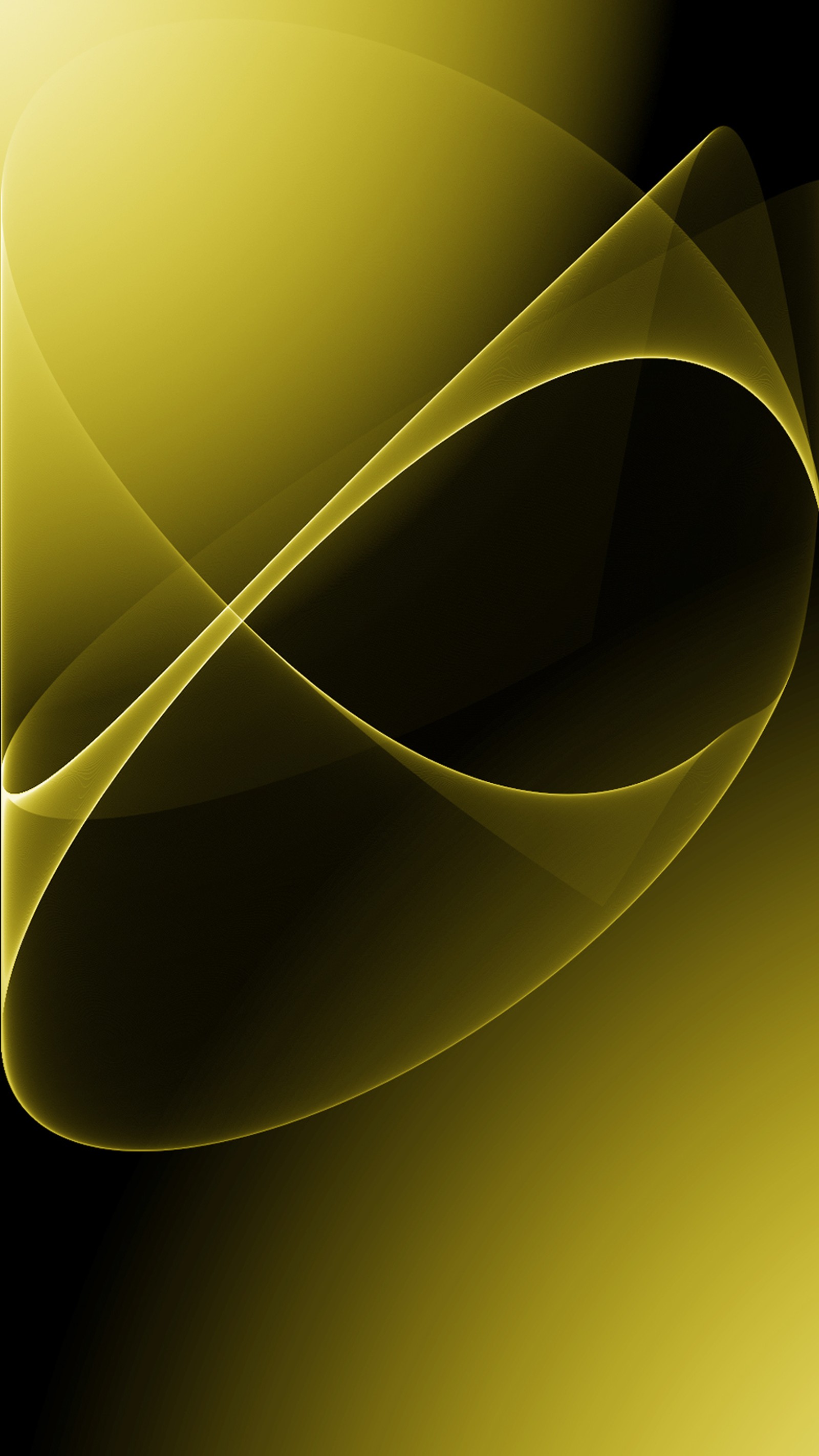 Yellow abstract background with a curved design in the middle (abstract, s8, yellow)