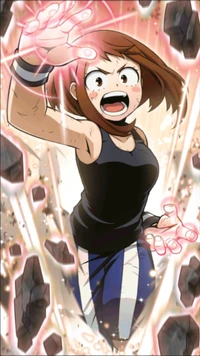 anime, hero, ochaco uraraka wallpaper