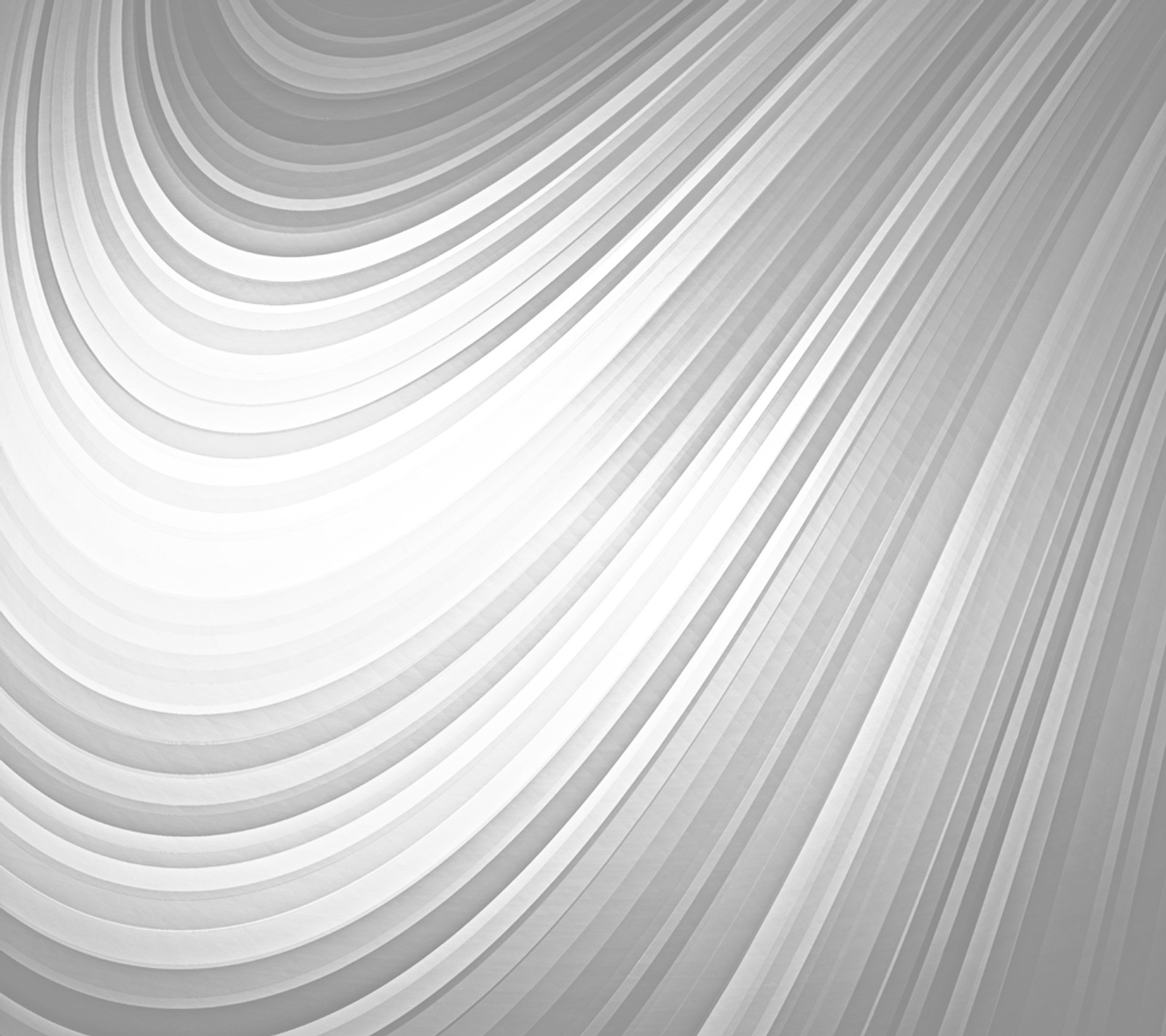 A close up of a white and gray background with a curved design (3d, abstract, canvas, hd, wallpaper)