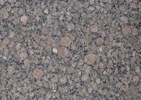 Granite brun avec des veines et des textures distinctives