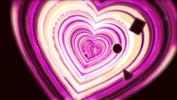 love heart, 3d background, pink, illusio, love wallpaper