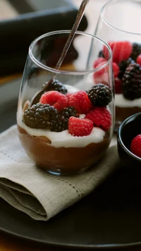 panna cotta, food, plant, tableware, ingredient wallpaper