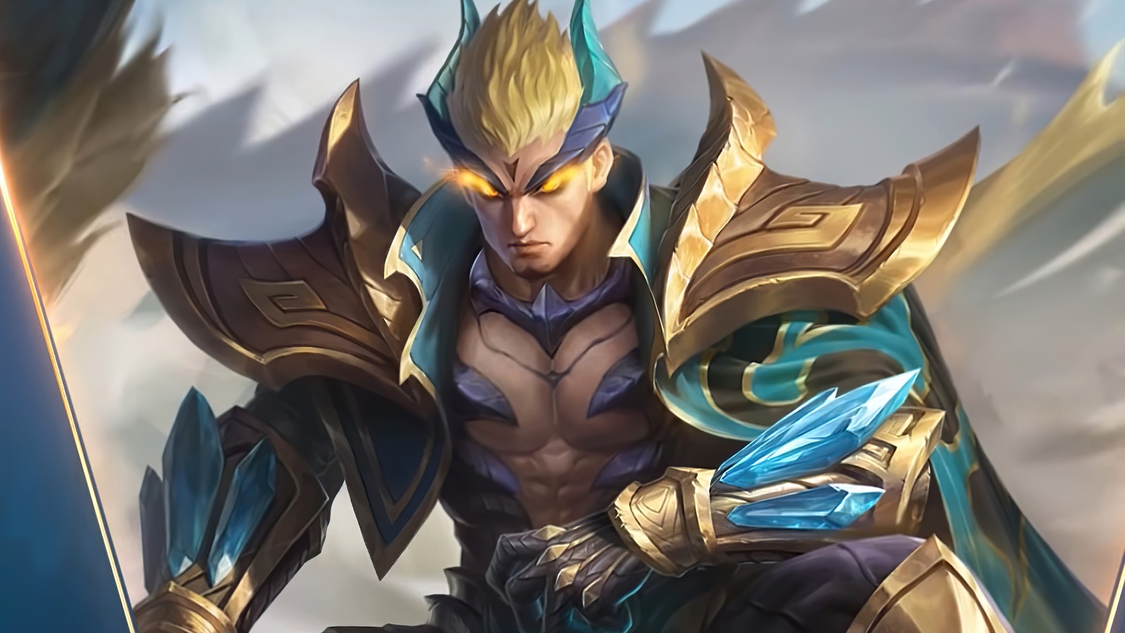 Lade yu zhong, smaragd drache, mobile legends, ml, mlbb Hintergrund herunter