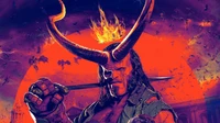 demon, horn, illustration, pc game, fiction wallpaper