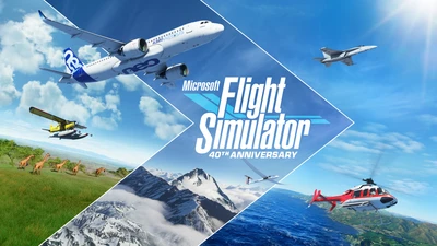 Microsoft Flight Simulator : Célébration de 40 ans d'excellence aéronautique en détails époustouflants en 5K et 8K