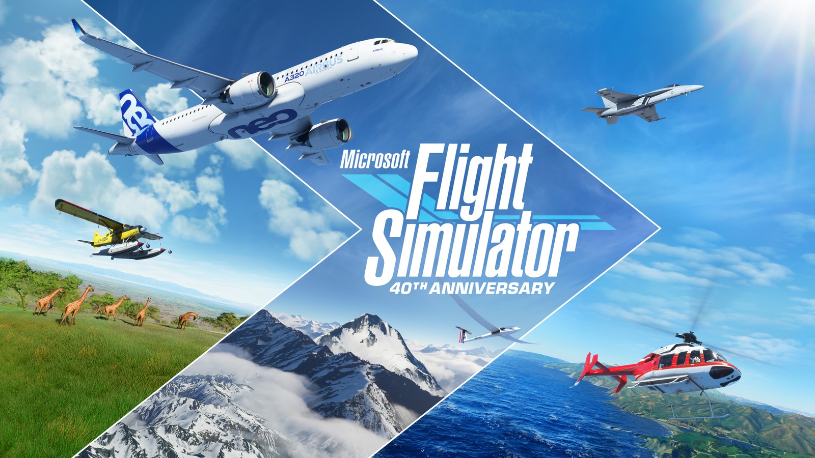 Microsoft flight simulator 4 юбилей (microsoft flight simulator, компьютерные игры, 5k, 8k, игры)