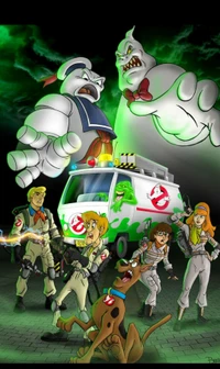 охотники за привидениями, ghostbusters, скуби ду, scooby doo