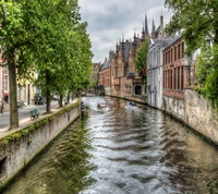 canal, europe, river, water wallpaper