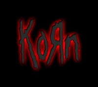 black, korn, logo, music, red wallpaper