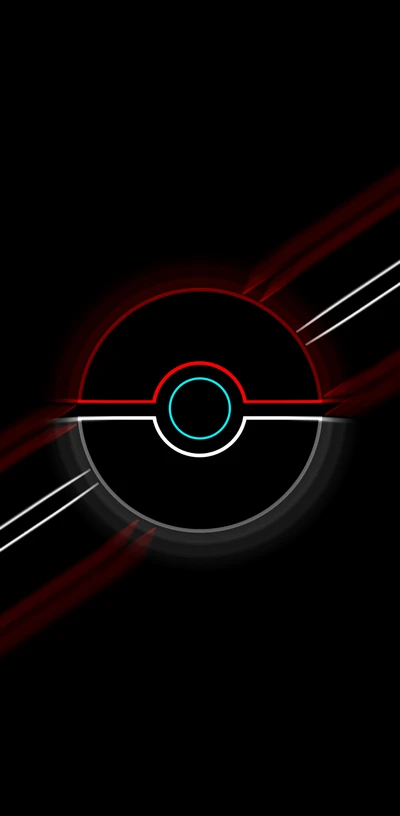 Minimalist Poke Ball Design