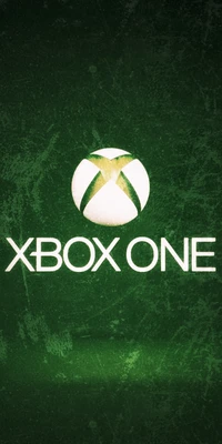 Logotipo do Xbox One em fundo verde