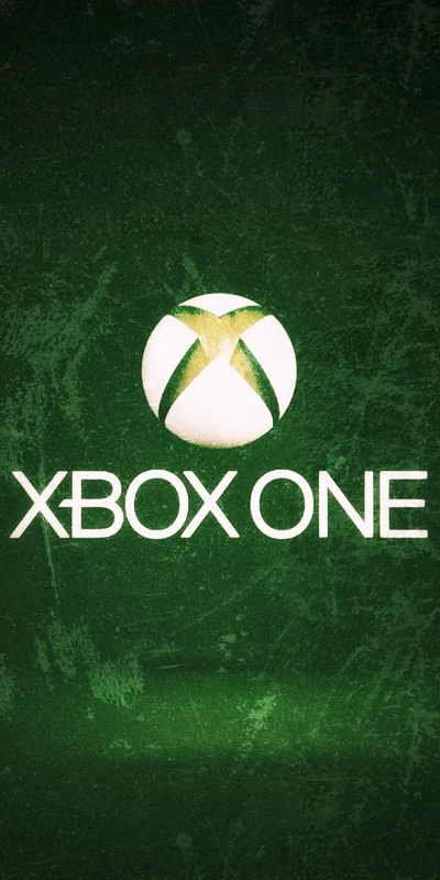 Logo de Xbox One sobre fondo verde