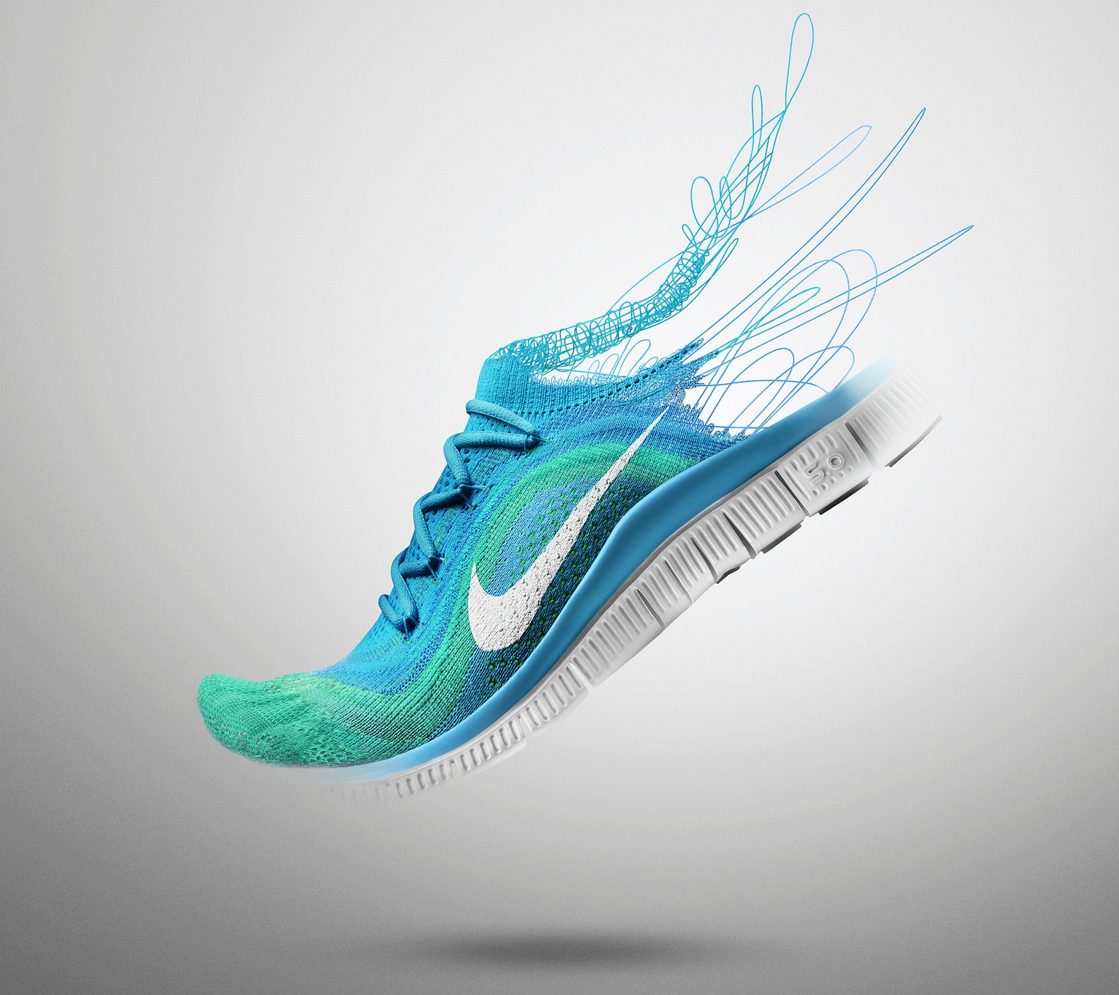 Lade 2160x1920, flyknit, nike Hintergrund herunter