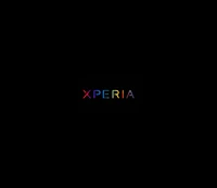 negro, logotipo, móvil, sony, xperia