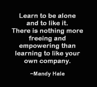 alone, empower, free, inspire, learn wallpaper