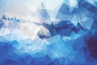 triangle, polygon, blue, pattern, azure wallpaper