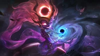 Dark Star Zoe: Cosmic Sorceress of the League of Legends