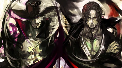 Dracule Mihawk et Shanks : Rivalité dans One Piece