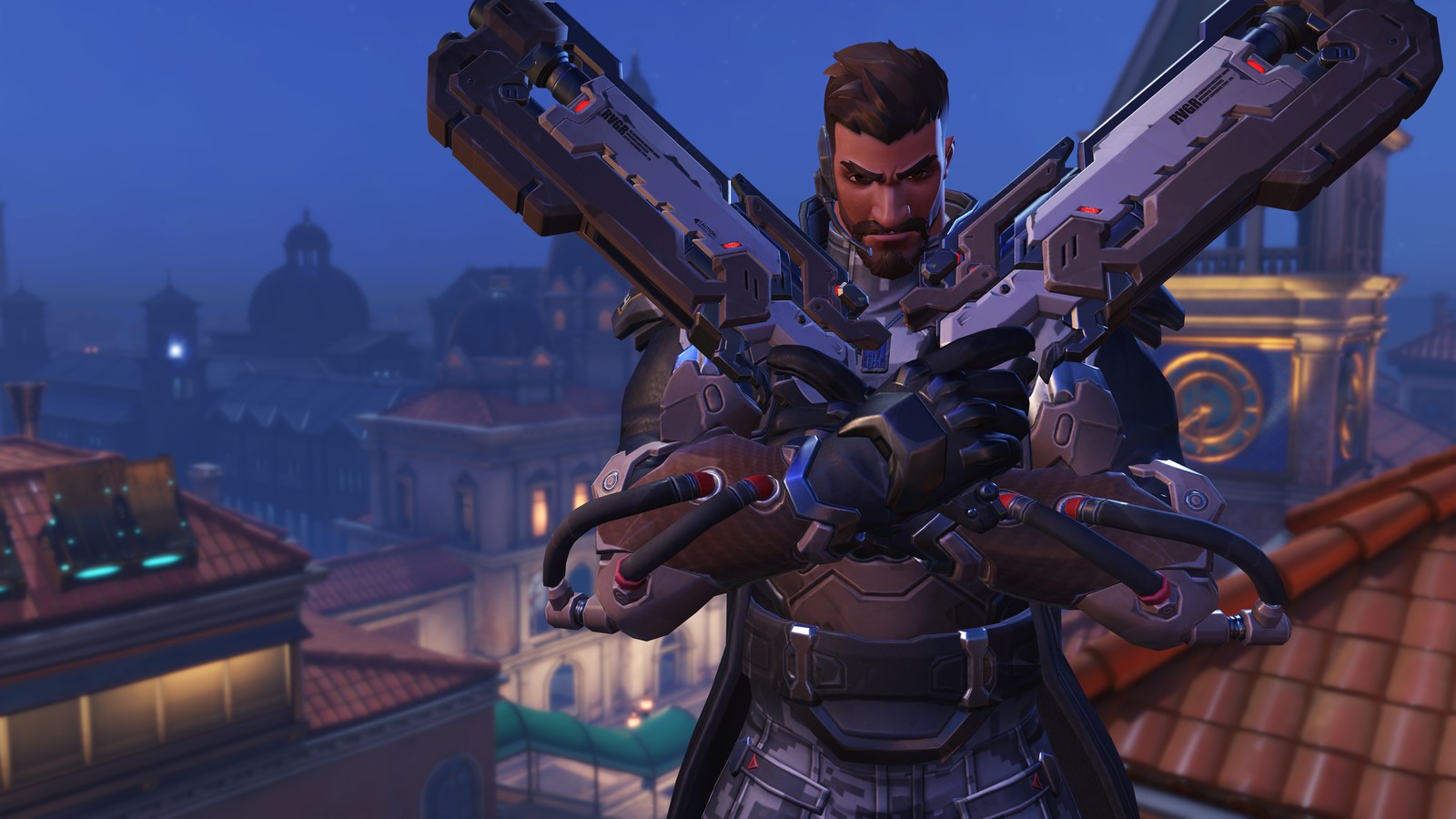 Lade schnitter, soldier 24, overwatch, videospiel Hintergrund herunter