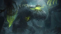 Chogath: Gebrochener Bund - League of Legends Splash Art