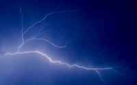 Danse électrique des éclairs dans un ciel d'orage